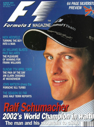 FORMULA 1 MAGAZINE 2001 AUG -